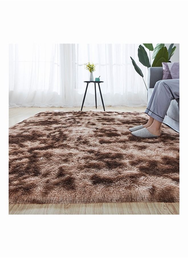 EETOYS Modern Rugs Fluffy Soft Touch Dazzle Sparkle Area Rug Carpet Large for Living Room Bedroom Floor Mat  - Image 1