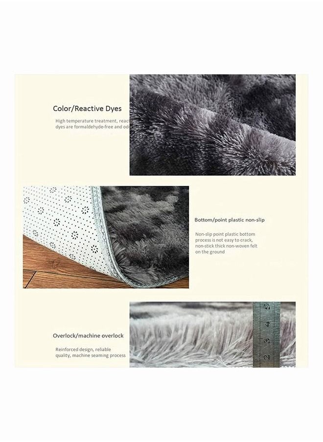 EETOYS Modern Rugs Fluffy Soft Touch Dazzle Sparkle Area Rug Carpet Large for Living Room Bedroom Floor Mat  - Image 4