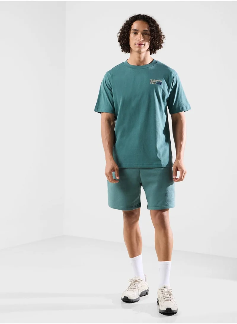 New Balance Athletics Relaxed  Logo T-Shirt