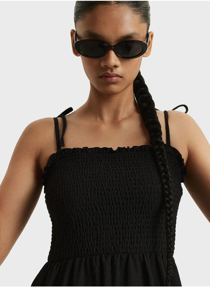 اتش اند ام Tie Detail Strappy Dress