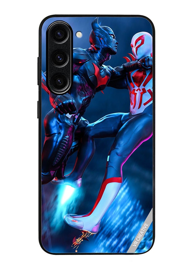 VR CREATIVE Protective Case Cover For Samsung Galaxy S23 Plus Spiderman Vs Batman Design Multicolour - Image 1