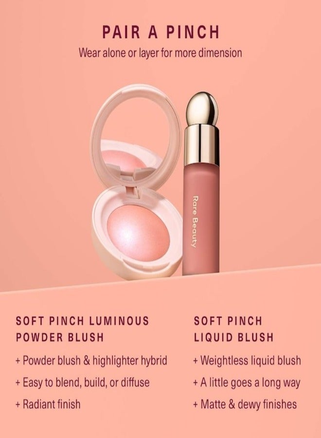 Rare Beauty Rare Beauty by Selena Gomez Soft Pinch Liquid Blush – Virtue - Beige Peach, 7.5ml) | Weightless, Long-Lasting, Buildable Liquid Blush for a Natural, Radiant Glow  - Image 5