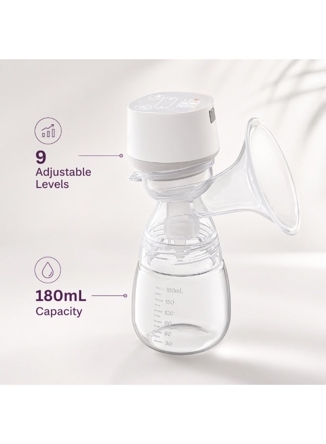 Luvomi Premium Electric Breast Pump BRP-305 | Portable USB Rechargeable Breast Pump | 9 Suction Levels - Image 3