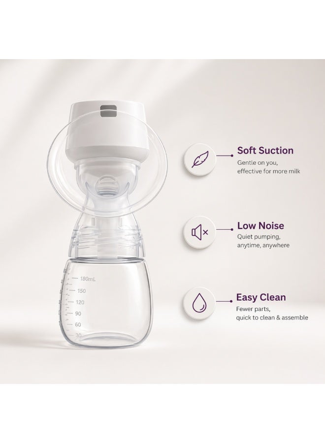 Luvomi Premium Electric Breast Pump BRP-305 | Portable USB Rechargeable Breast Pump | 9 Suction Levels - Image 4