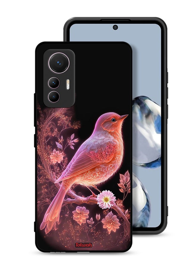 Tolwak Xiaomi 12 Lite Protective Case Cover Cute Bird Art - Image 1