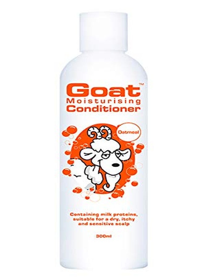 Goat Moisturizing Hair Conditioner Enriched Natural Ingredients For Soft, Vibrant And Shiny. Hair, Nourishes Scalp And Hair, Unisex Suitable For Dry, Itchy Or Sensitive Scalp 300ml Made In Australia (Oatmeal) - Image 1