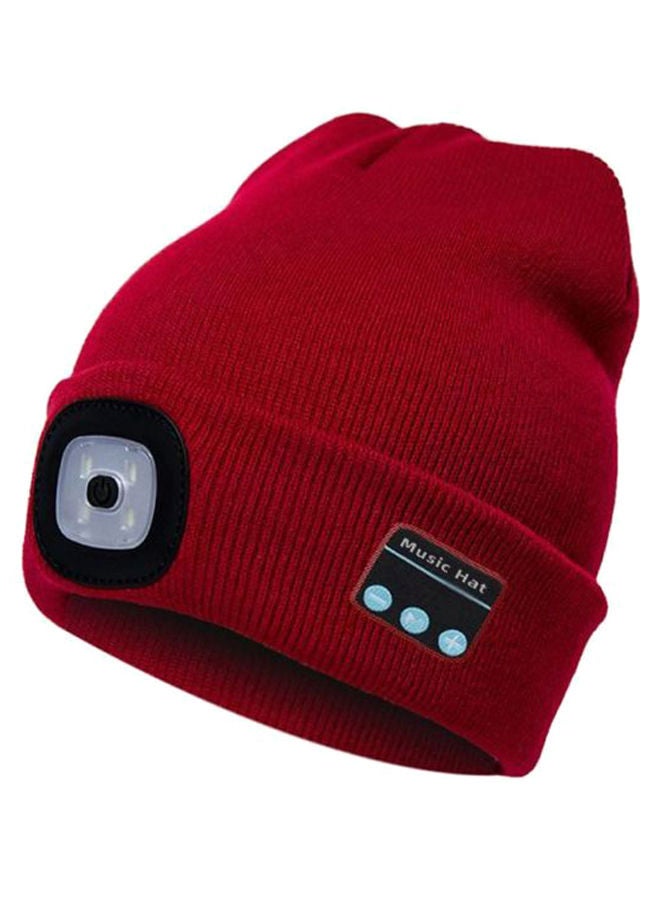 NIBEMINENT LED Lights Winter Warm Knitted Beanie Cap  - Image 1