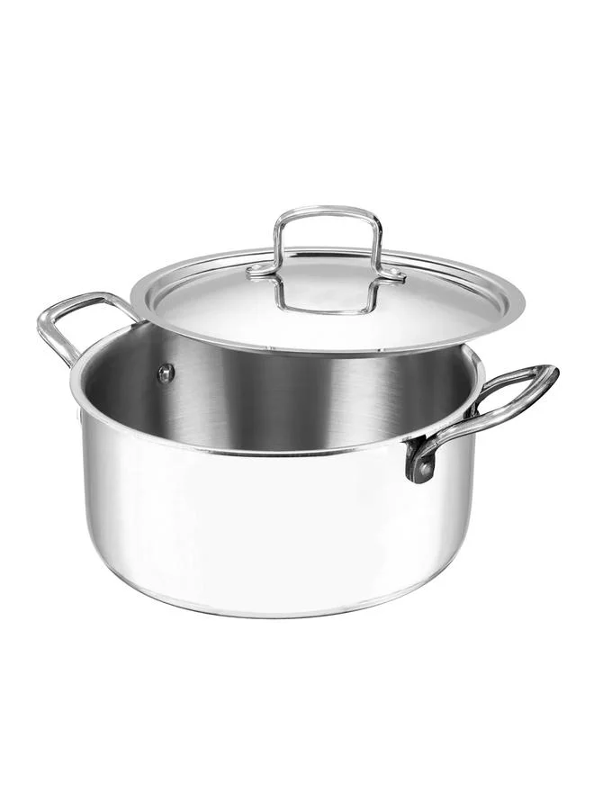 VINOD Smart Triply Casserole With Lid 24 Cm