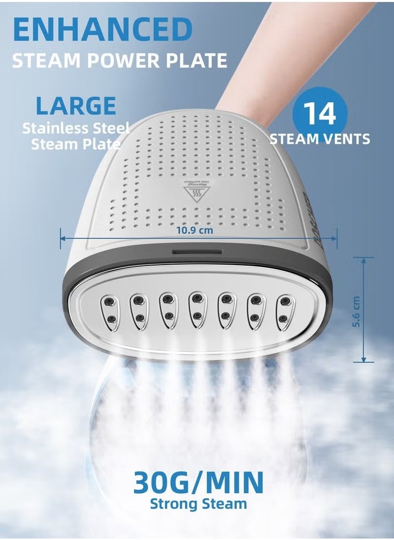 Generic Steam Iron 1500W Handheld Steamer Garment Steamer for Clothes Portable Iron Steam with Strong Penetrating 280ml  - Image 3