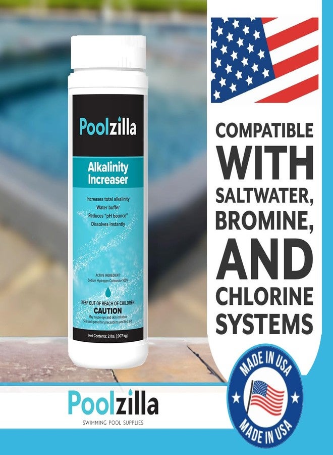 Poolzilla 2lb Pool Alkalinity Increaser: Restore pH Balance and Enhance Water Clarity for Crystal-Clear Swimming, Instantly Dissolves for Fast-Acting Performance - Image 4