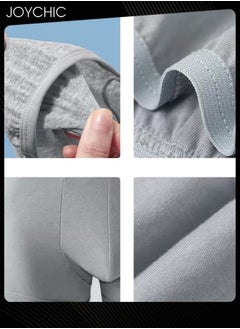 Joychic 5PCS Men's Disposable Briefs 100% Cotton Disposable Underwear Mid Waist Panties for Business Travel Hospital Stays Underpants Without Washing  - Image 2