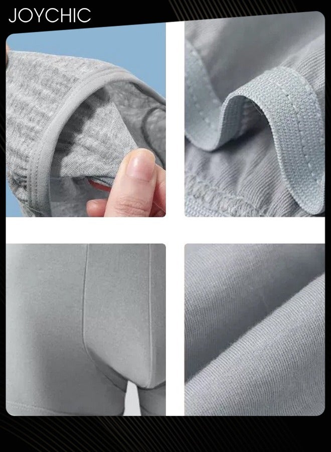 Joychic 5PCS Men's Disposable Briefs 100% Cotton Disposable Underwear Mid Waist Panties for Business Travel Hospital Stays Underpants Without Washing - Image 2