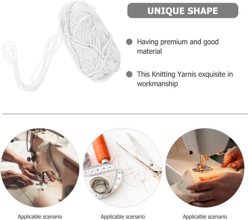 DIY Crafting Yarn Luminous Polyester Glow Dark for Knitting Crocheting Decorative Projects - Image 5