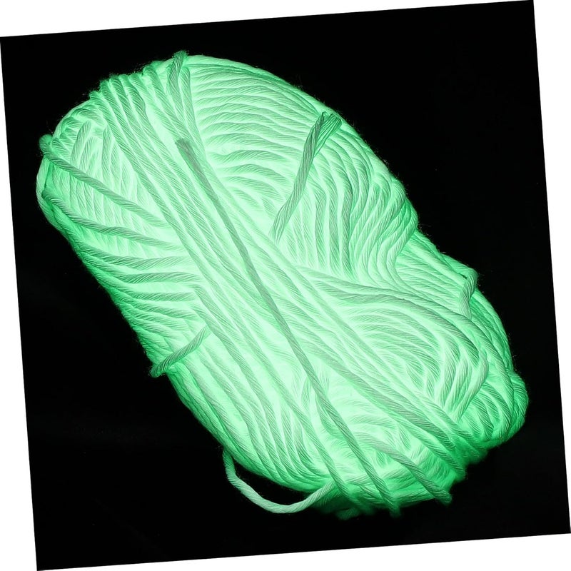 DIY Crafting Yarn Luminous Polyester Glow Dark for Knitting Crocheting Decorative Projects - Image 1