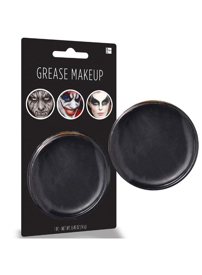 Amscan Black Grease Makeup 049 oz Pack of 1 Pigmented LongLasting Formula Perfect for Halloween Theatrical Performances - Image 3
