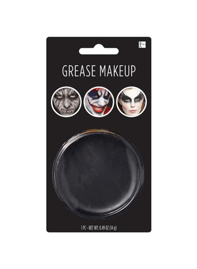 Amscan Black Grease Makeup 049 oz Pack of 1 Pigmented LongLasting Formula Perfect for Halloween Theatrical Performances - Image 4