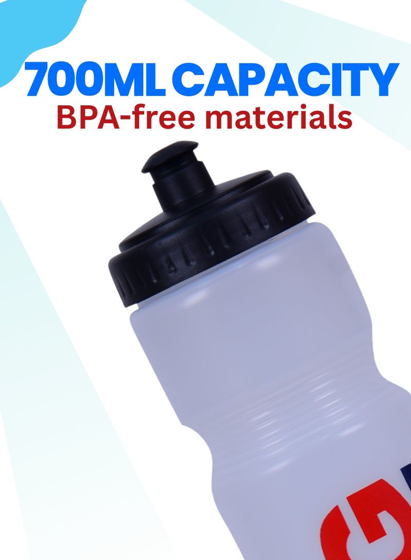 ام جي زجاجة مياه رياضية 700 مل، ابيض - Image 2