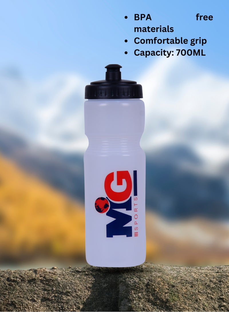 ام جي زجاجة مياه رياضية 700 مل، ابيض - Image 5