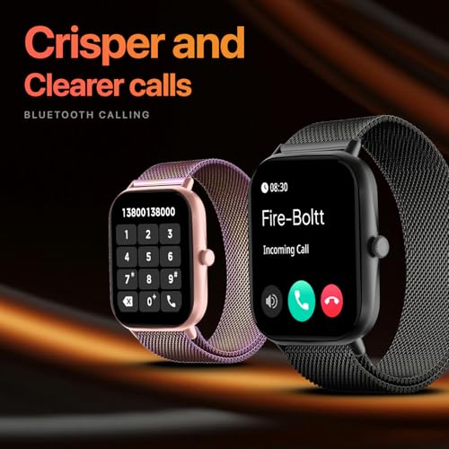 Fire-Boltt Ninja Call Pro Max Ultra Bluetooth Calling Smart Watch, 2.01”HD Display, AI Outfit Watch Face, 2 Looks in 1 Watch, Extra Straps at ₹99, 120+ Sports Modes, Smartwatch for Men & Women (Black) - Image 5