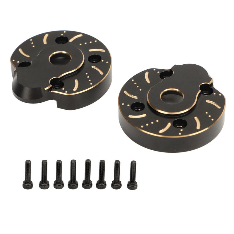 غطاء محرك البوابة الخارجية من النحاس الثقيل 2 قطعة لسيارة RC ل Axial Capra SCX10 III AR45P 1/10 المحور الأمامي والخلفي - Image 2
