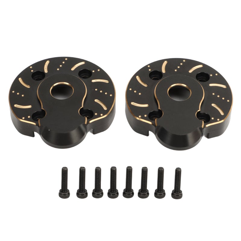 غطاء محرك البوابة الخارجية من النحاس الثقيل 2 قطعة لسيارة RC ل Axial Capra SCX10 III AR45P 1/10 المحور الأمامي والخلفي - Image 1