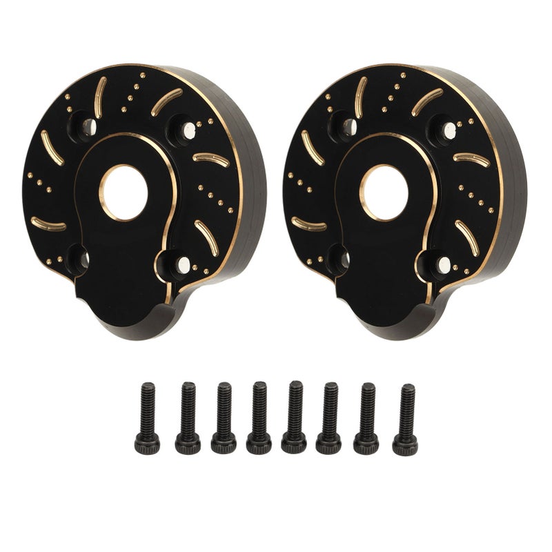 غطاء محرك البوابة الخارجية من النحاس الثقيل 2 قطعة لسيارة RC ل Axial Capra SCX10 III AR45P 1/10 المحور الأمامي والخلفي - Image 3