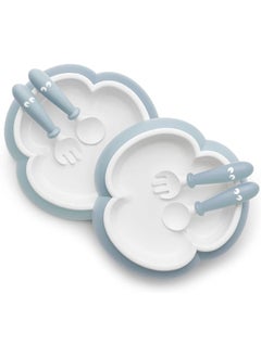 Baby Plate Spoon Fork 2 Pieces Pack Of 1