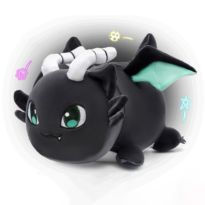 KOWSI Dragon Cat Plush Toys Fantasy Themed Mini Squishy Figures Embroidery Plush Pillow Kawaii Cat Stuffed Animal Collectibles Toys for Kids Idea - Image 3