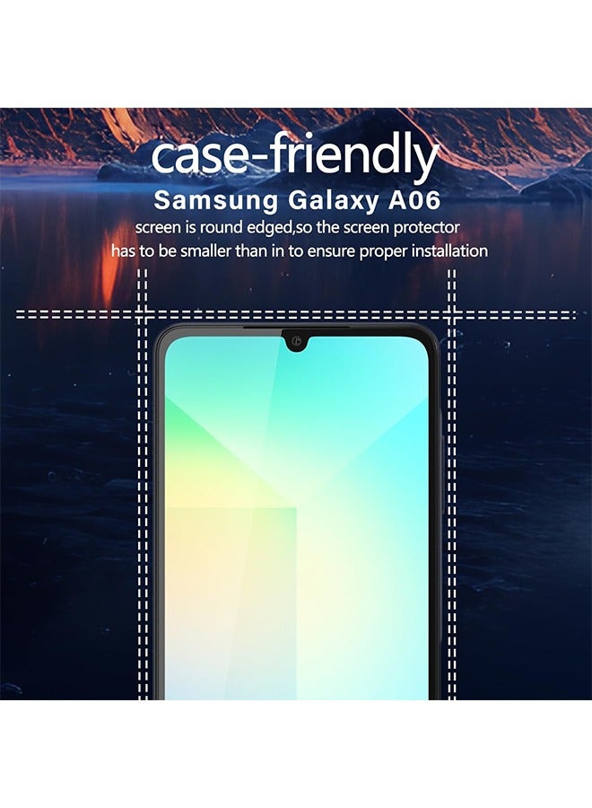 X-level 2 Pcs Privacy Screen Protector for Samsung Galaxy A06,Anti-Spy Tempered Glass 9H Hardness HD Clear Scratch Resistant for Samsung Galaxy A06 - Image 3