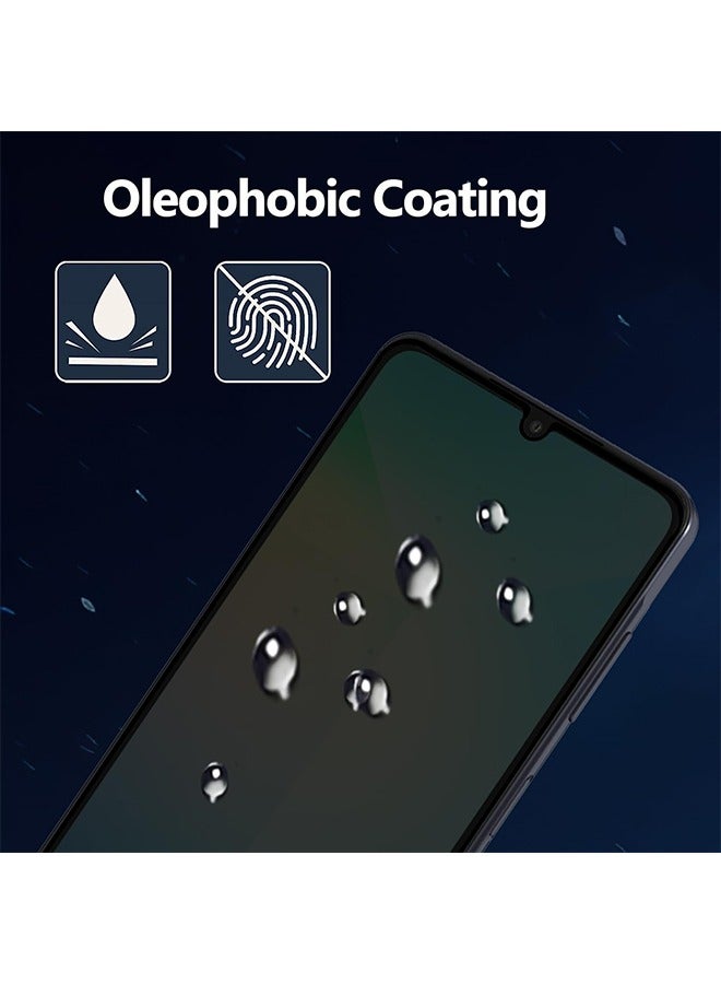 X-level 2 Pcs Privacy Screen Protector for Samsung Galaxy A06,Anti-Spy Tempered Glass 9H Hardness HD Clear Scratch Resistant for Samsung Galaxy A06 - Image 5