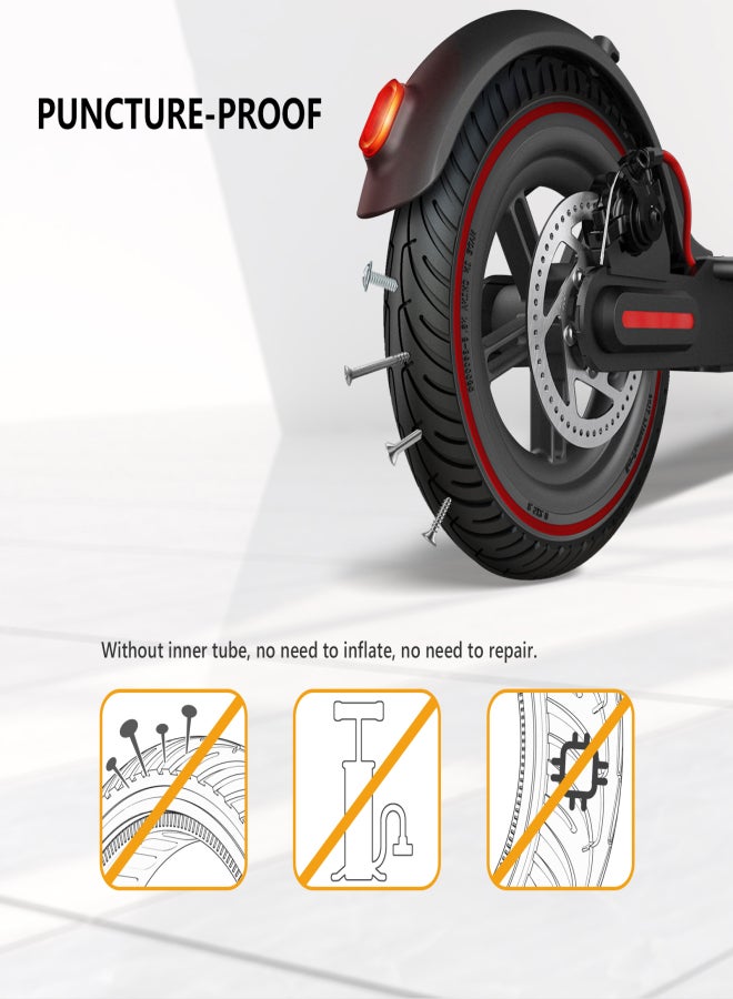 2pcs 8.5 Inch Electric Scooter Solid Rubber Tire with Mounting Tool Tire Lever Puncture-proof Solid Tire Replacement for Xiaomi M365 E Scooter Tire - Image 4