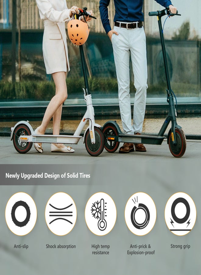 2pcs 8.5 Inch Electric Scooter Solid Rubber Tire with Mounting Tool Tire Lever Puncture-proof Solid Tire Replacement for Xiaomi M365 E Scooter Tire - Image 3