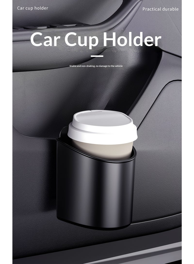 حامل أكواب سيارة عالمي، صندوق تخزين جانبي للباب، حامل مشروبات في ظهر مقعد السيارة، حامل أكواب - Image 2