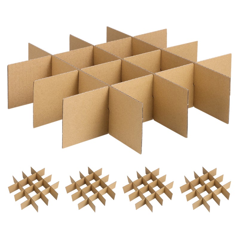 Glass Dividers for Cardboard Boxes, Ideal for Packing Small Items, Eco-friendly Material - Image 1