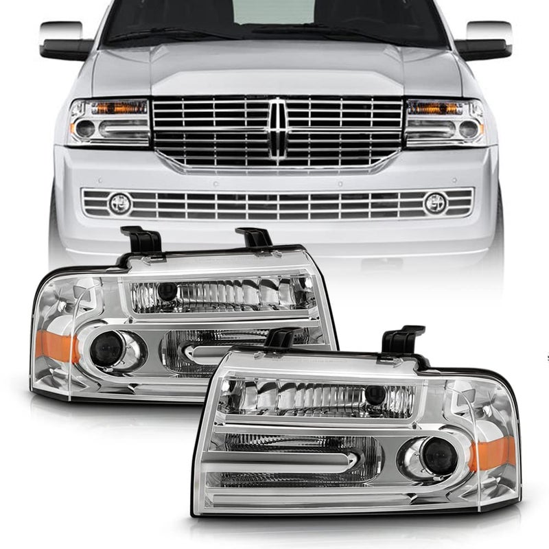 KEEKPO For HIDXenon Type 20072014 Lincoln Navigator Factory Style Projector Headlights Headlamps Pair LeftRight