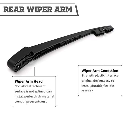 HODEE Rear Wiper Arm Blade Nut Set Replacement for Subaru Forester 2002-2016,Outback Impreza 2005-2017,Tribeca,Impreza,Legacy,Rear Wiper Cover Accessories Assembly,Back Windshield Window Cap - Image 4