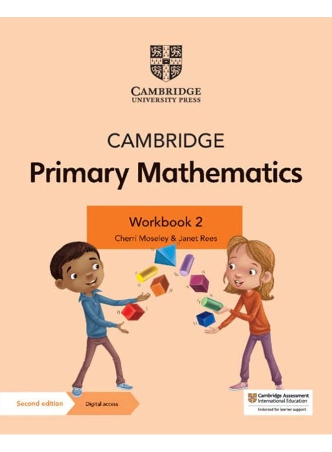 Cambridge University Press Primary Mathematics Workbook 2 with Digital Access (1 Year)