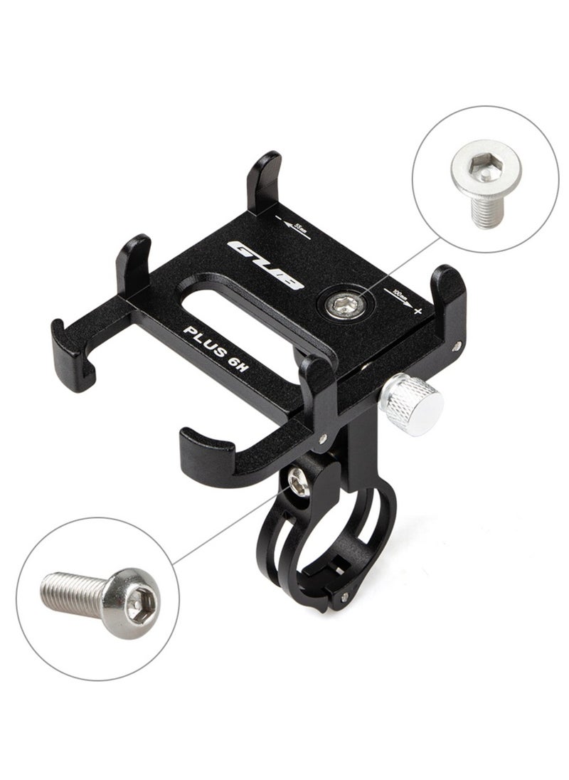 GUB PLUS6 H Aluminum Phone Holder📱 Application: Bicycle / Electric Vehicle / Motorcycle / Scooter, etc. Material: aluminum alloy / Support for devices with a width of 55-100mm / N.W.: about 112 g, G.W.: about 170 g  - Image 2