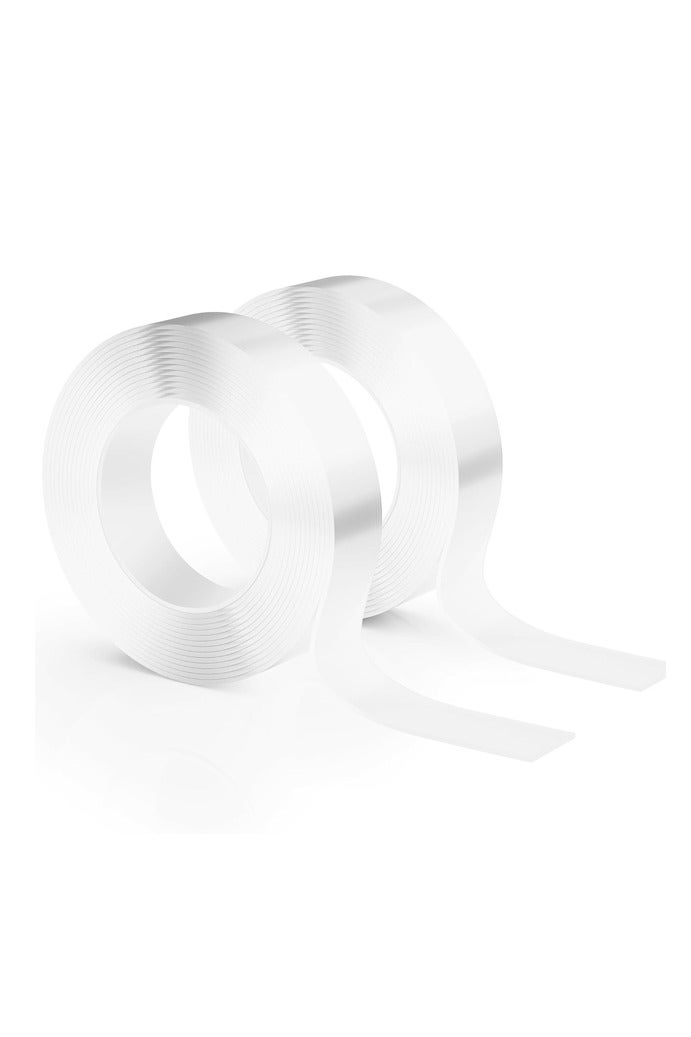 Generic 2 PCS Nano Double Sided Tape Heavy Duty, Multipurpose Transparent Tape ,Removable Mounting Tape For Poster,Carpet,Rug, Dorm Classroom Office Decoration - Image 1
