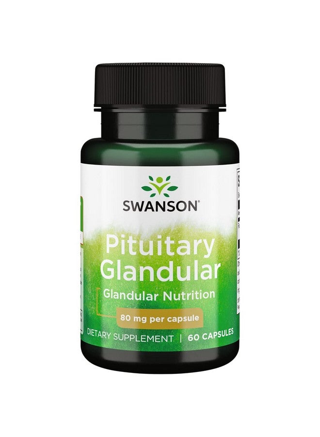 SWANSON Raw Pituitary Glandular 80 Milligrams 60 Capsules - Image 2
