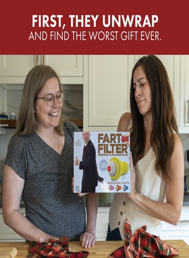 Prank Pack Prank O Fart Filter Prank Gift Box - Funny Empty Gag Gift Packaging for White Elephant, Christmas & Office Parties, Hilarious Joke Gift Box to Hide Real Presents for Friends & Coworkers - Image 5