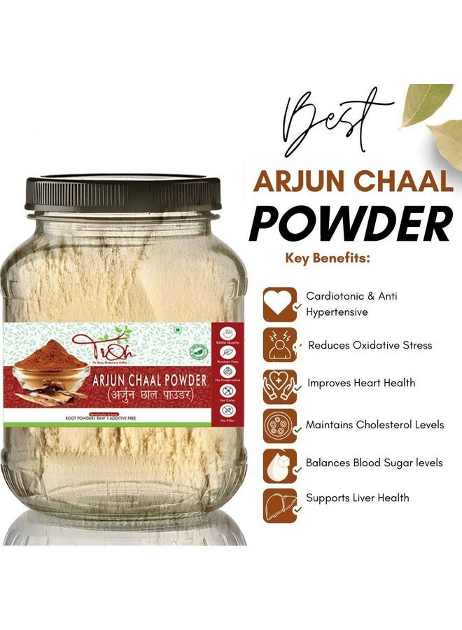 TIQH 100% Natural & Pure Herbal Arjun Ki Chaal Powder For Men & Women Supports Heart Health, Promotes Good Cholesterol | Terminalia Arjuna | Arjun Bark Raw Powder (500 g) - Image 4