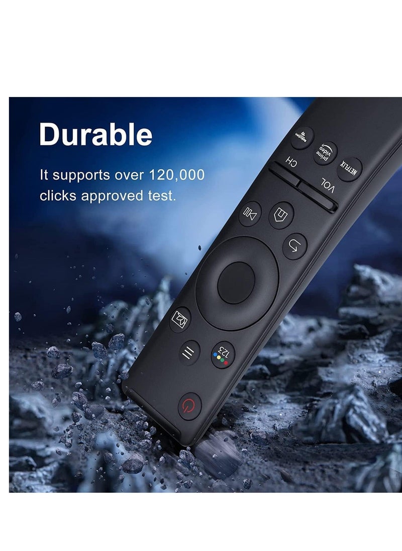 Universal Samsung Tv Remote All Samsung Tv Led Qled Suhd Uhd Hdr Lcd Frame Curved Solar Hdtv 3D 4K 8K Smart Tvs With Buttons For Netflix, Prime Video, Rakuten Tv