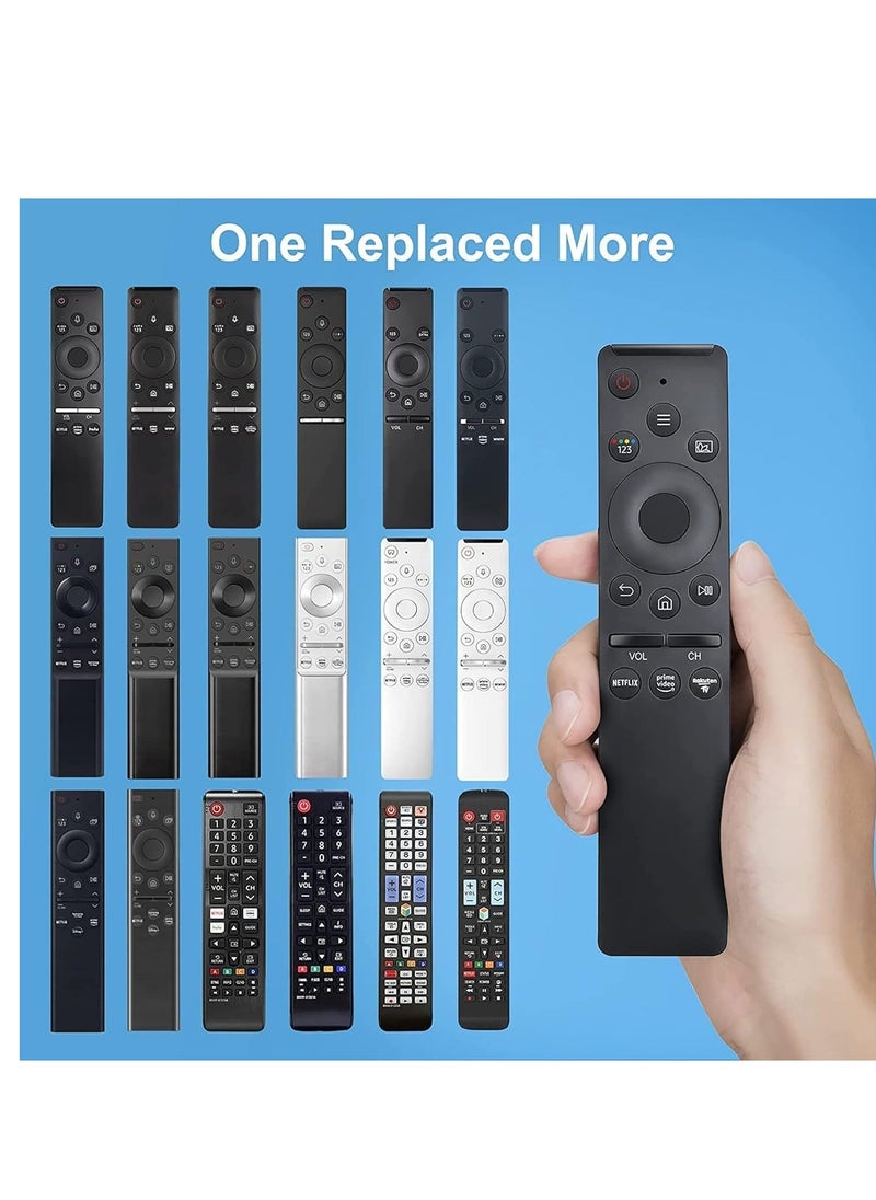 Universal Samsung Tv Remote All Samsung Tv Led Qled Suhd Uhd Hdr Lcd Frame Curved Solar Hdtv 3D 4K 8K Smart Tvs With Buttons For Netflix, Prime Video, Rakuten Tv