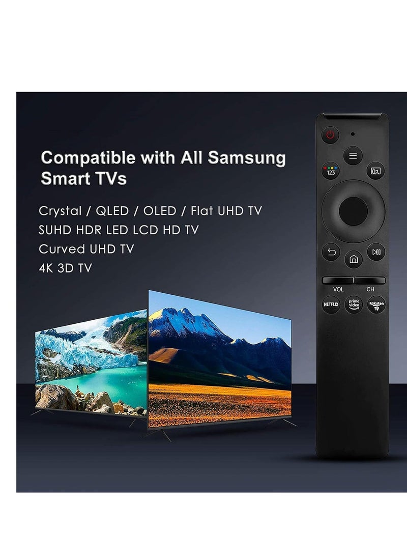 Universal Samsung Tv Remote All Samsung Tv Led Qled Suhd Uhd Hdr Lcd Frame Curved Solar Hdtv 3D 4K 8K Smart Tvs With Buttons For Netflix, Prime Video, Rakuten Tv