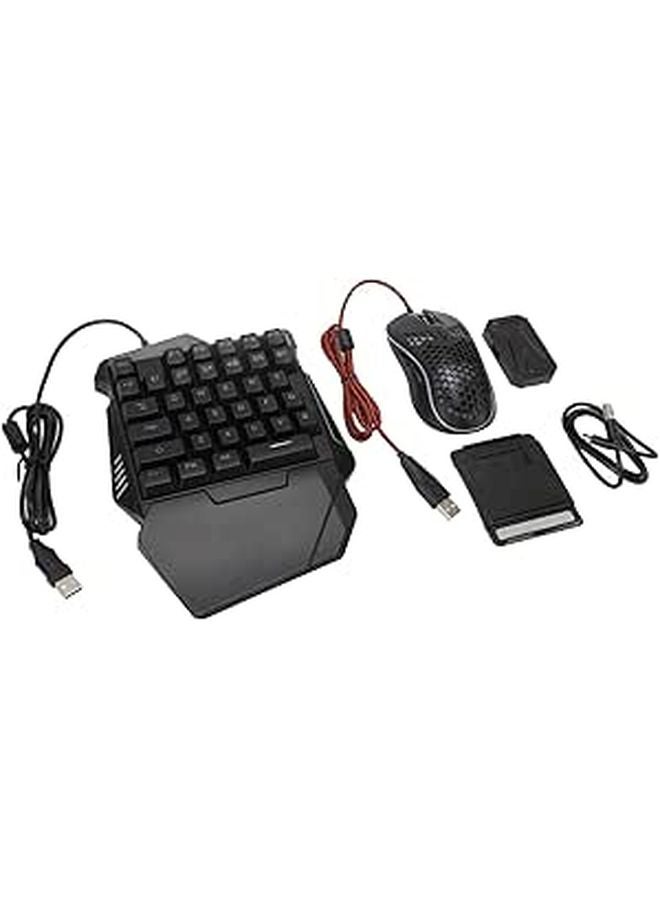 محول ماوس ولوحة مفاتيح الألعاب RGB مع محول الأسلاك للاعبين النار - Image 1