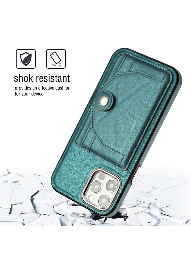 Zaboon Case For iPhone 12 / 12 Pro Shockproof Leather Phone Case with Card Holder - Image 3