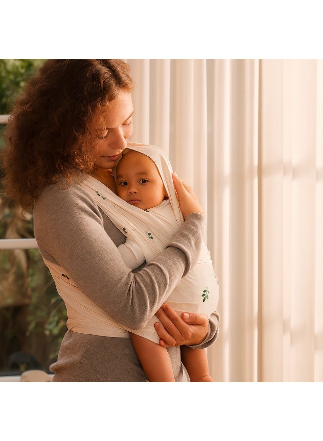 مونبون حاملة أطفال عضوية قابلة للتعديل من مونبون، مريحة وجيدة التهوية، مناسبة للأطفال حديثي الولادة وحتى سن المشي. - Image 4