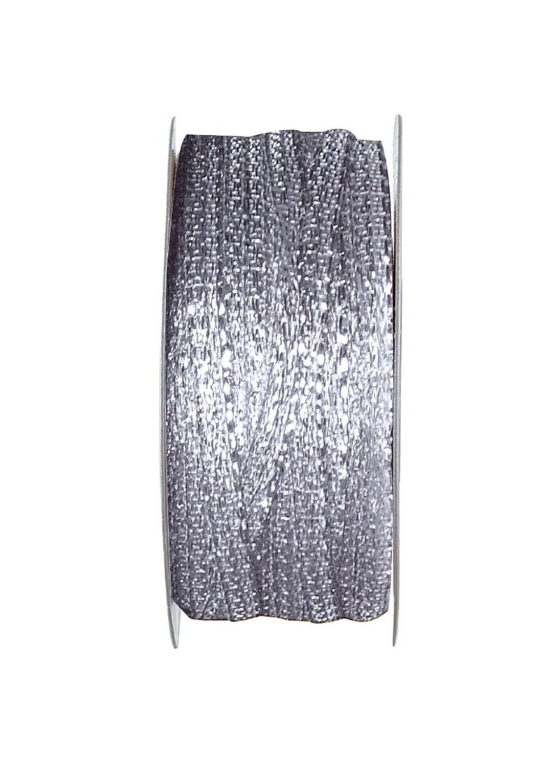 Decorative String Silver Polypropylene 25m