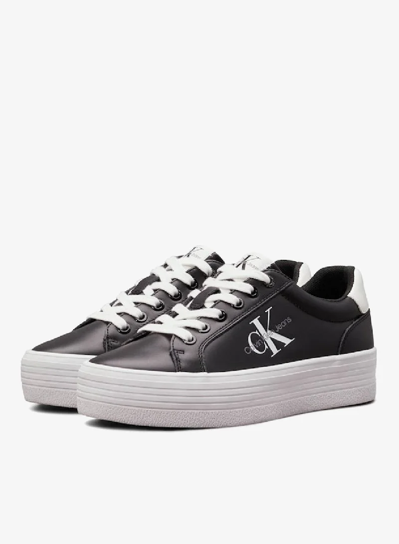 Calvin Klein Jeans Leather Platform Sneakers